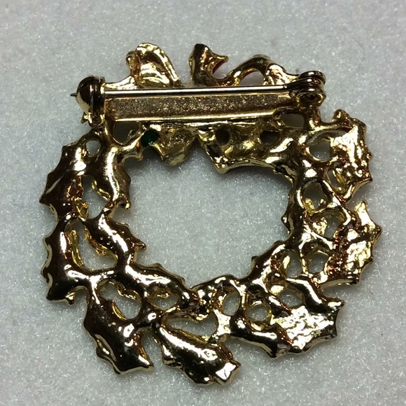 FINAL SALE PRICE Enameled Christmas Pin Lot x 2 - Picture 5 of 6